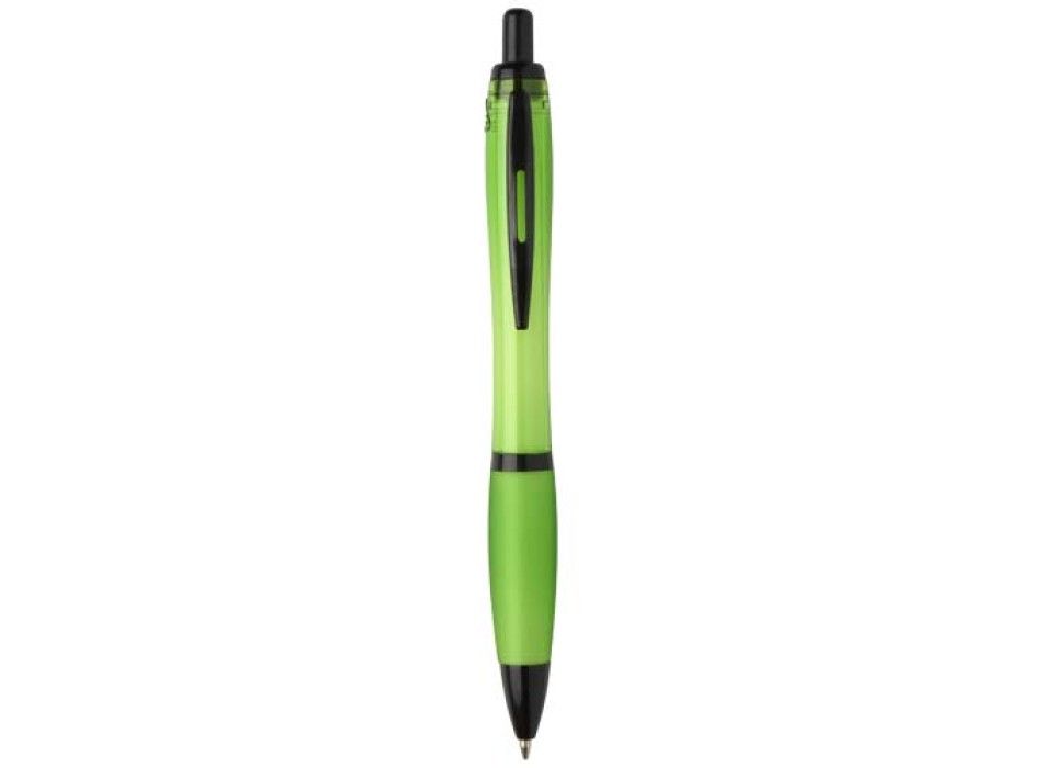 Penna a sfera in plastica riciclata con finiture nere (inchiostro nero) Nash FullGadgets.com