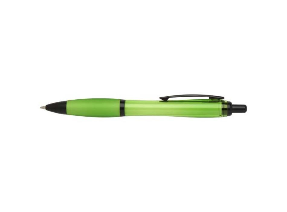 Penna a sfera in plastica riciclata con finiture nere (inchiostro nero) Nash FullGadgets.com