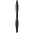 Penna a sfera in plastica riciclata con finiture nere (inchiostro nero) Nash FullGadgets.com