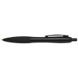 Penna a sfera in plastica riciclata con finiture nere (inchiostro nero) Nash FullGadgets.com