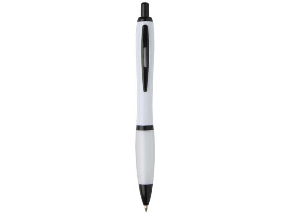 Penna a sfera in plastica riciclata con finiture nere (inchiostro nero) Nash FullGadgets.com