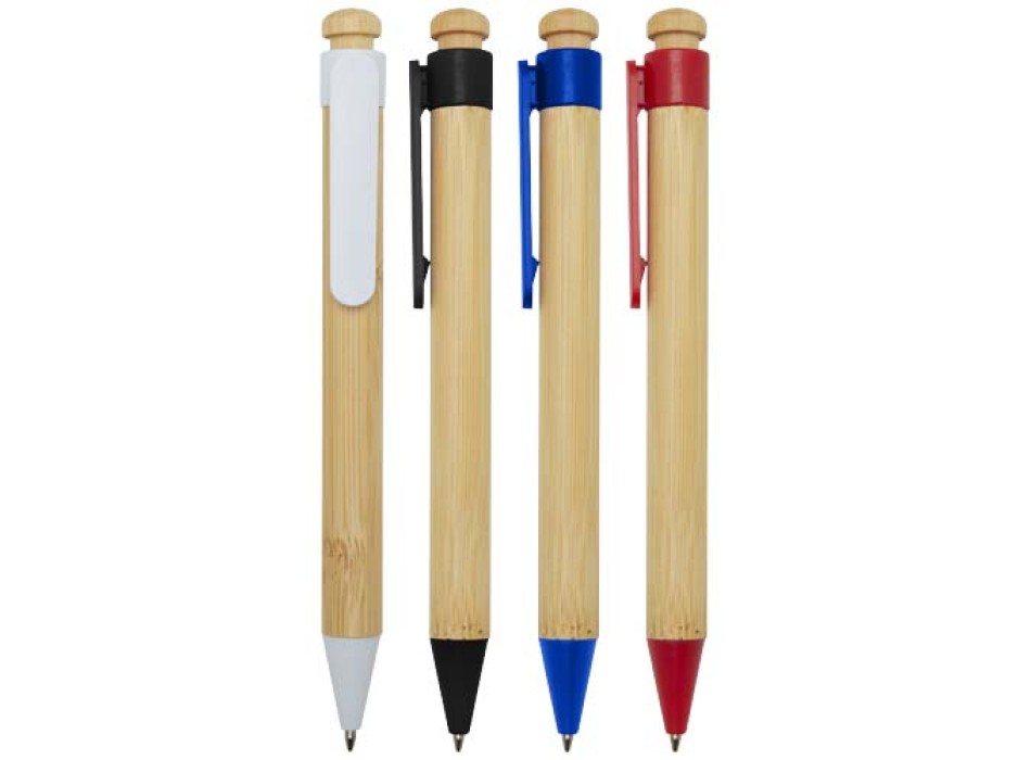 Penna a sfera in plastica riciclata e bambù Rattan FullGadgets.com