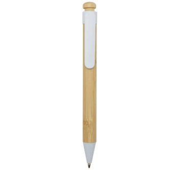 Penna a sfera in plastica riciclata e bambù Rattan FullGadgets.com