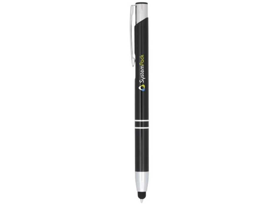 Penna a sfera metallica con stylus Moneta (inchiostro blu) FullGadgets.com
