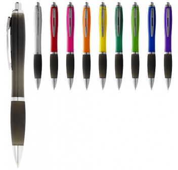 Penna a sfera Nash con fusto colorato e impugnatura nera FullGadgets.com
