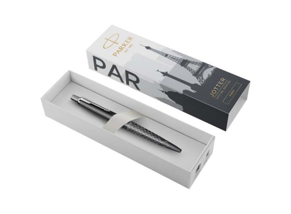 Penna a sfera Parker Jotter SE Global Icons (inchiostro blu) FullGadgets.com