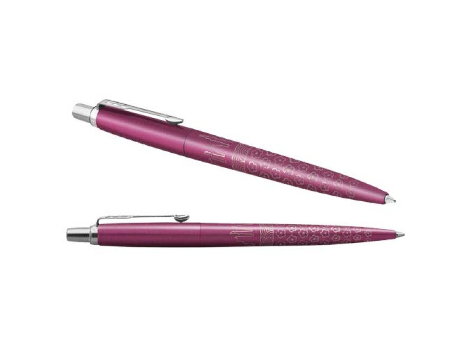 Penna a sfera Parker Jotter SE Global Icons (inchiostro blu) FullGadgets.com