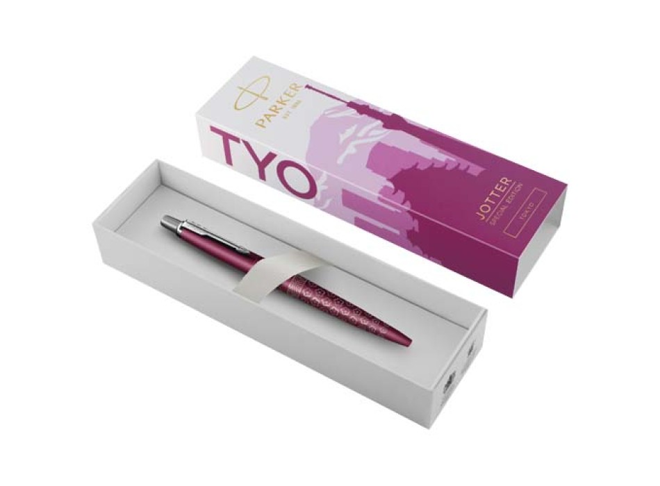 Penna a sfera Parker Jotter SE Global Icons (inchiostro blu) FullGadgets.com