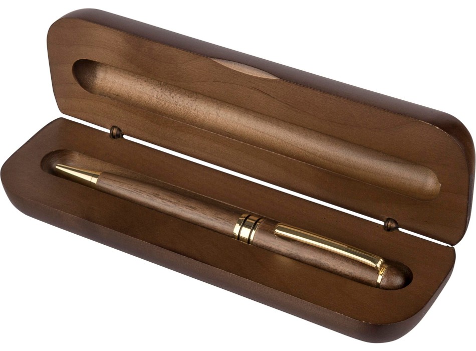 Penna a sfera twist in legno di noce Noa FullGadgets.com