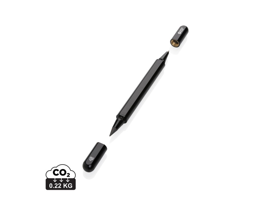 Penna doppia Swiss Peak Storm in alluminio riciclato RCS FullGadgets.com