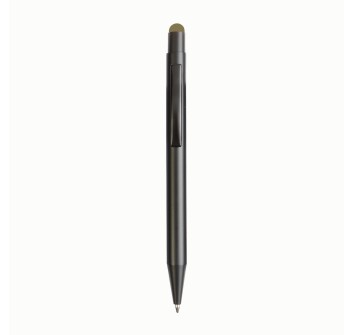 Penna  in alluminio. Il logo inciso a laser diventa dello stesso colore del touch screen. FullGadgets.com