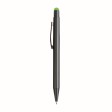 Penna  in alluminio. Il logo inciso a laser diventa dello stesso colore del touch screen. FullGadgets.com