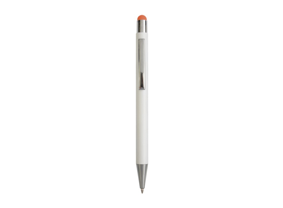 Penna  in alluminio. Il logo inciso a laser diventa dello stesso colore del touch screen. FullGadgets.com