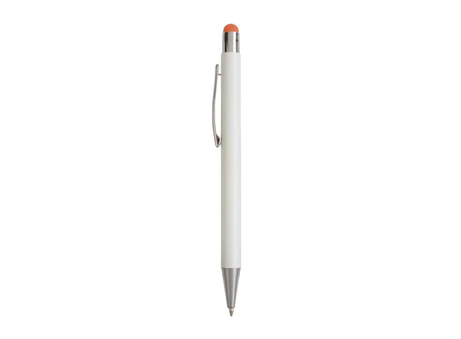 Penna  in alluminio. Il logo inciso a laser diventa dello stesso colore del touch screen. FullGadgets.com