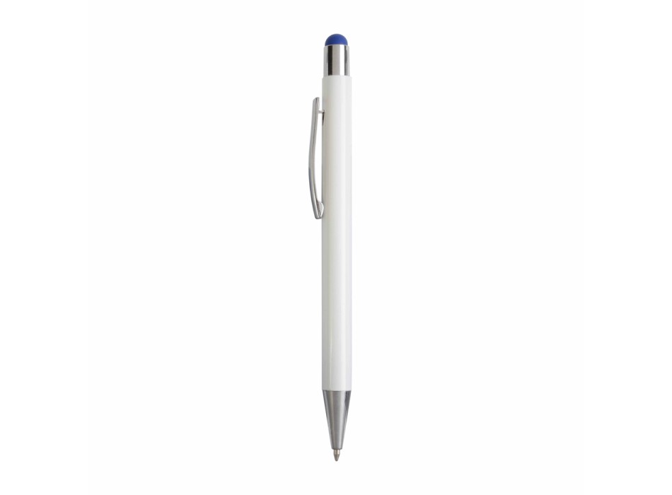 Penna  in alluminio. Il logo inciso a laser diventa dello stesso colore del touch screen. FullGadgets.com