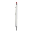 Penna  in alluminio. Il logo inciso a laser diventa dello stesso colore del touch screen. FullGadgets.com