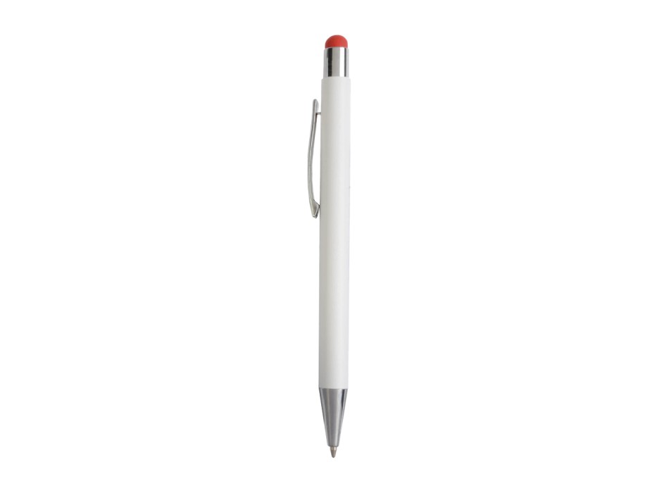 Penna  in alluminio. Il logo inciso a laser diventa dello stesso colore del touch screen. FullGadgets.com