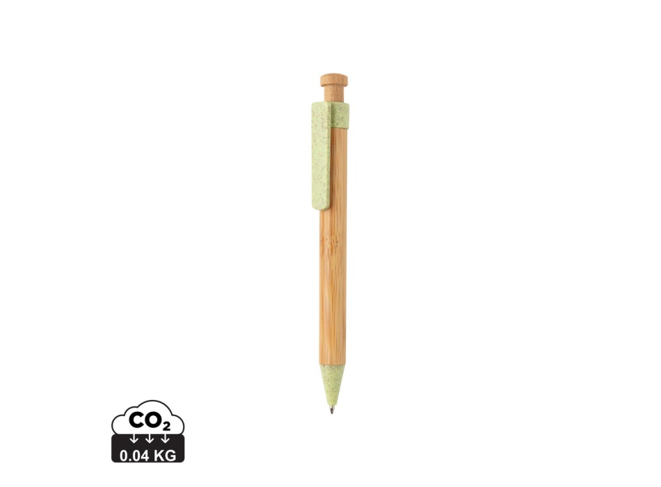 Penna in bambù con clip in fibra di grano FullGadgets.com
