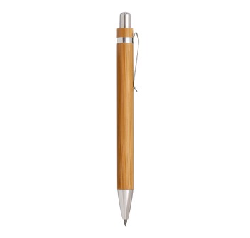 Penna in bambù senza inchiostro, con clip in metallo FullGadgets.com