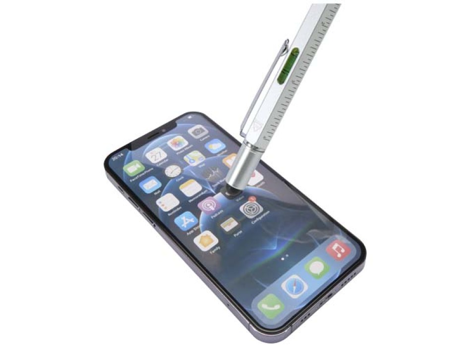 Penna multifunzione in alluminio riciclato Dora (inchiostro nero) FullGadgets.com