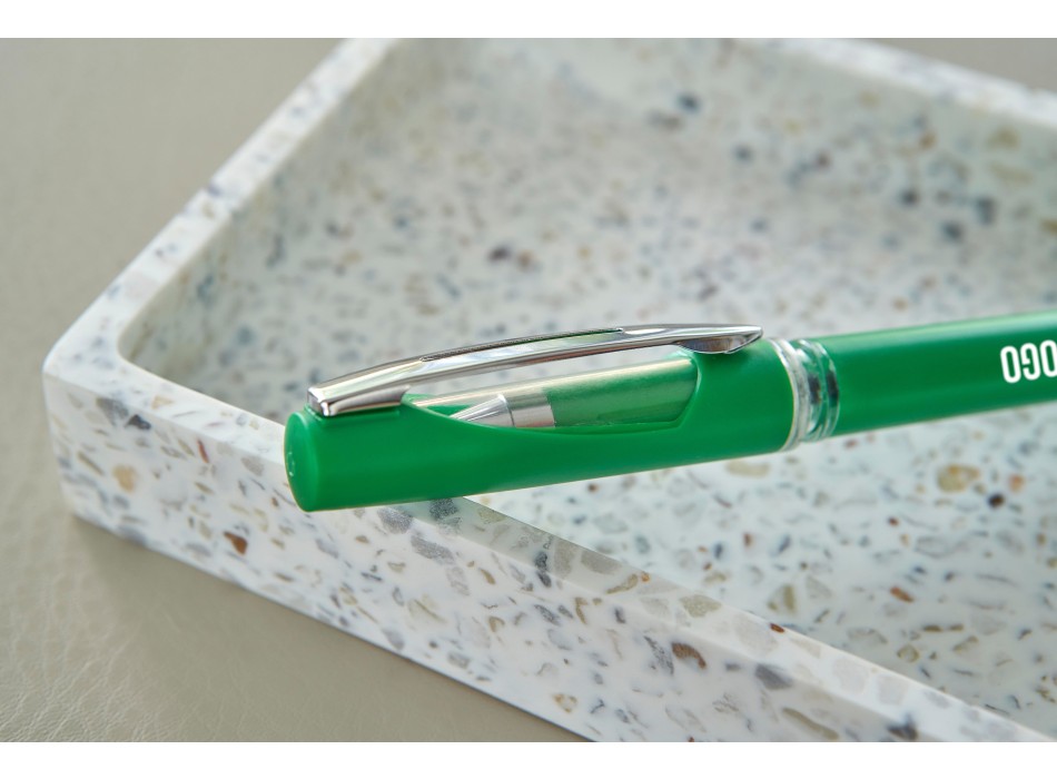 Penna roller in ABS con refill gel nero Karin FullGadgets.com