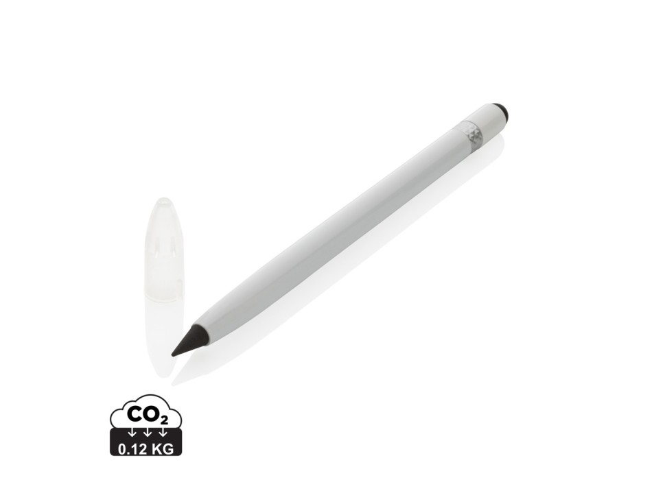 Penna senza inchiostro in alluminio con gomma FullGadgets.com