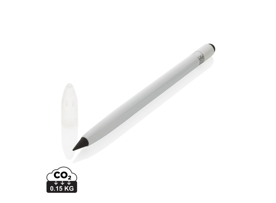 Penna senza inchiostro in alluminio con gomma FullGadgets.com