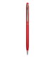 Penna twist con fusto e clip in metallo, con gommino per toch screen in tinta FullGadgets.com