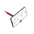 Penna twist in plastica con fusto metallizzato, stand portacellulare FullGadgets.com