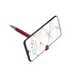 Penna twist in plastica con fusto metallizzato, stand portacellulare FullGadgets.com