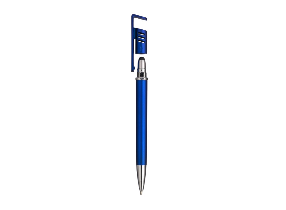 Penna twist in plastica con fusto metallizzato, stand portacellulare FullGadgets.com