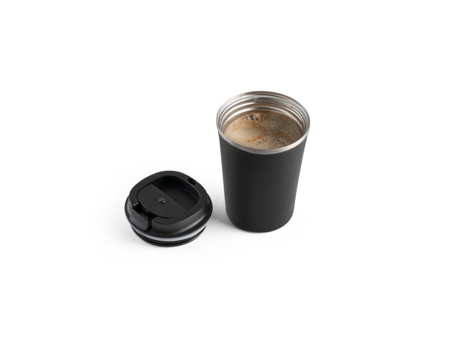 PHELPS. Bicchiere da viaggio in acciaio inox e PP 470ml FullGadgets.com