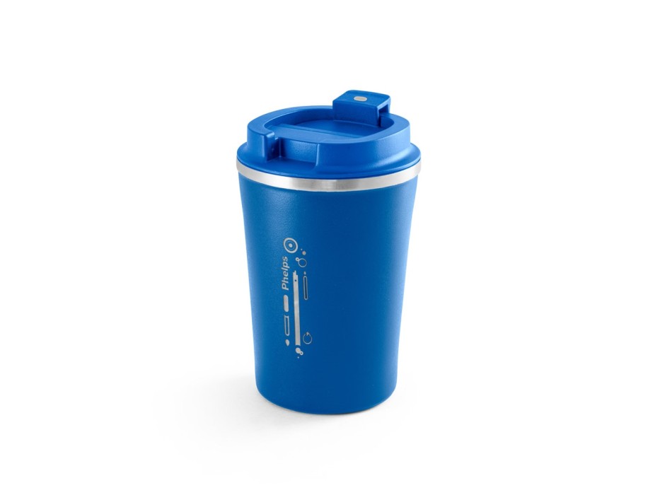 PHELPS. Bicchiere da viaggio in acciaio inox e PP 470ml FullGadgets.com