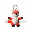 Plush fox with keychain FullGadgets.com