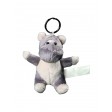 Plush rhino with keychain FullGadgets.com