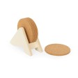 PLYCORK. Supporto in compensato con 6 sottobicchieri in sughero FullGadgets.com