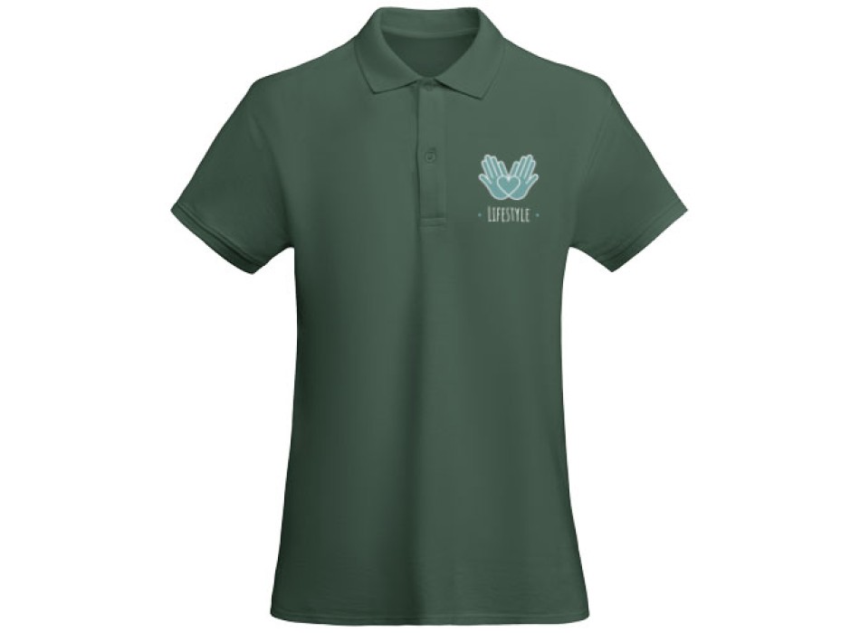 Polo a maniche corte in cotone biologico da donna Prince FullGadgets.com