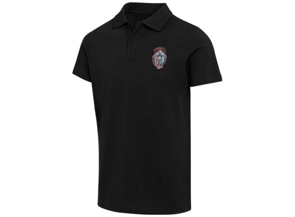 Polo a maniche corte unisex in tessuto biologico certificato OCS da 180 g/m² Graphite FullGadgets.com