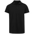 Polo a maniche corte unisex in tessuto biologico certificato OCS da 180 g/m² Graphite FullGadgets.com