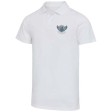Polo a maniche corte unisex in tessuto biologico certificato OCS da 180 g/m² Graphite FullGadgets.com