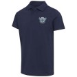 Polo a maniche corte unisex in tessuto biologico certificato OCS da 180 g/m² Graphite FullGadgets.com