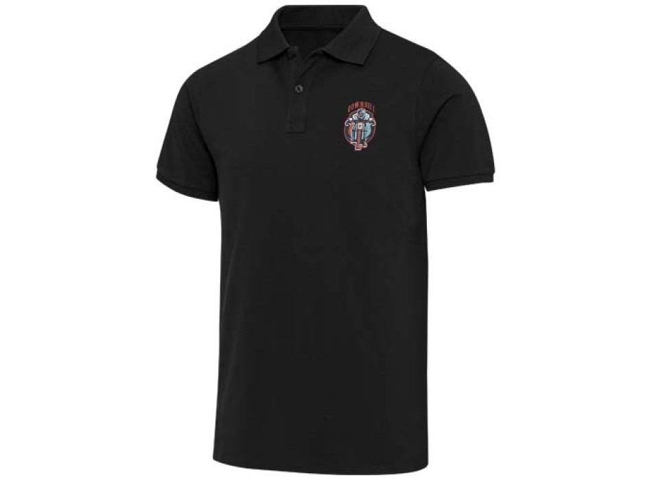 Polo a maniche corte unisex in tessuto biologico riciclato certificato OCS da 220 g/m² Beryl FullGadgets.com