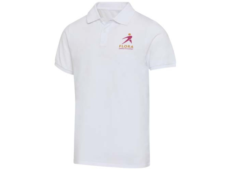 Polo a maniche corte unisex in tessuto biologico riciclato certificato OCS da 220 g/m² Beryl FullGadgets.com