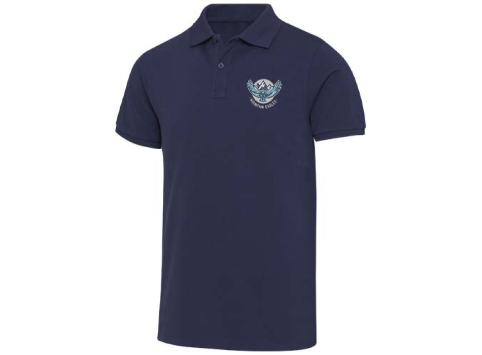 Polo a maniche corte unisex in tessuto biologico riciclato certificato OCS da 220 g/m² Beryl FullGadgets.com