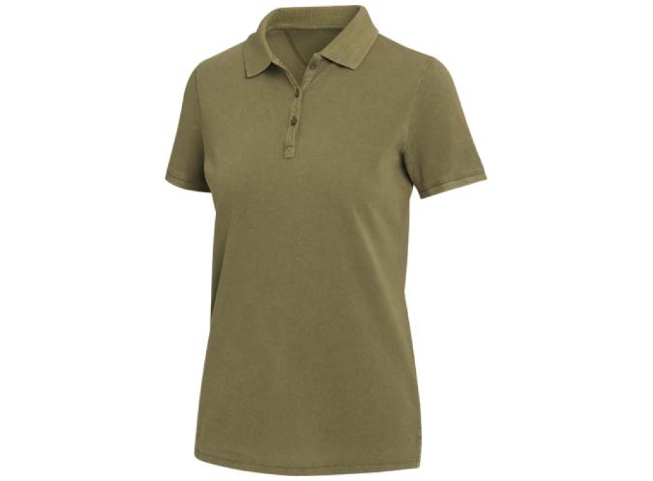 Polo da donna in tessuto lavato da 200 g/m² Calgary FullGadgets.com