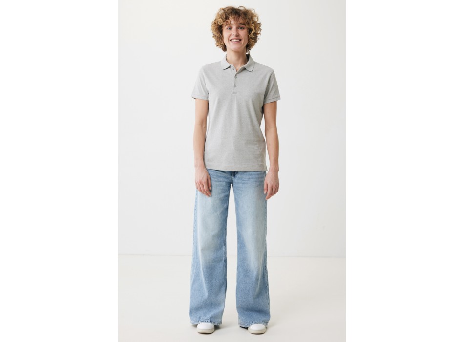 Polo da donna IQONIQ Yosemite in piqué di cotone riciclato FullGadgets.com