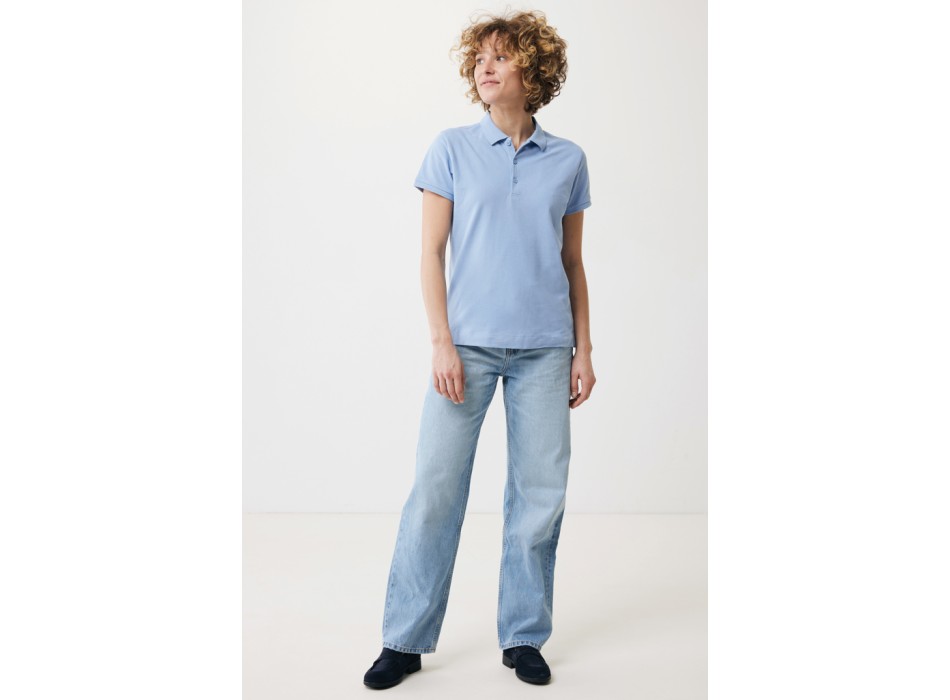 Polo da donna IQONIQ Yosemite in piqué di cotone riciclato FullGadgets.com