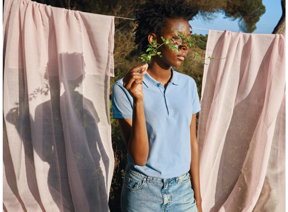 Polo da donna IQONIQ Yosemite in piqué di cotone riciclato FullGadgets.com