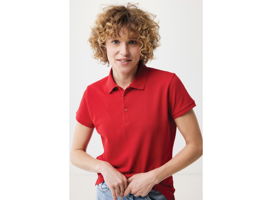 Polo da donna IQONIQ Yosemite in piqué di cotone riciclato FullGadgets.com