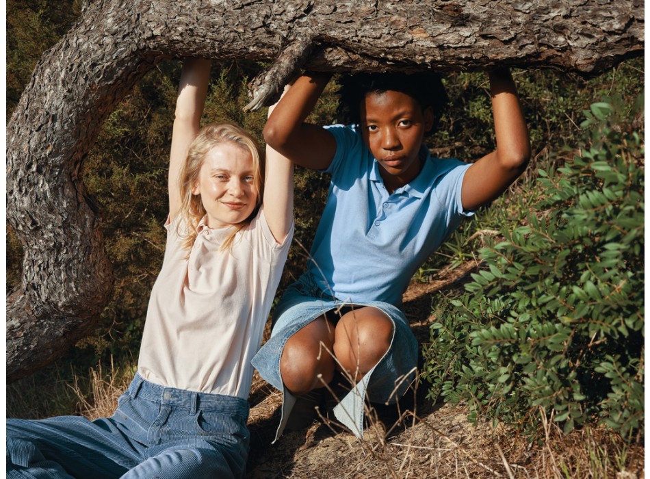 Polo da donna IQONIQ Yosemite in piqué di cotone riciclato FullGadgets.com